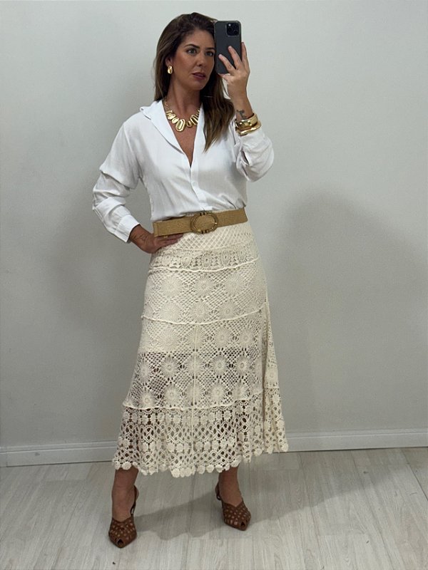 SAIA CROCHÊ CRU (AR25-2094)