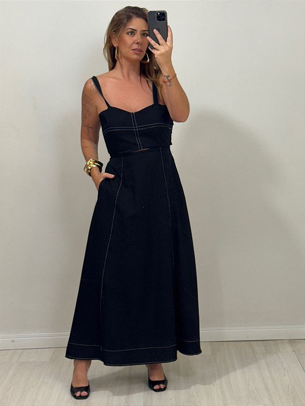 VESTIDO DÉBORA PRETO (AR25-2176)