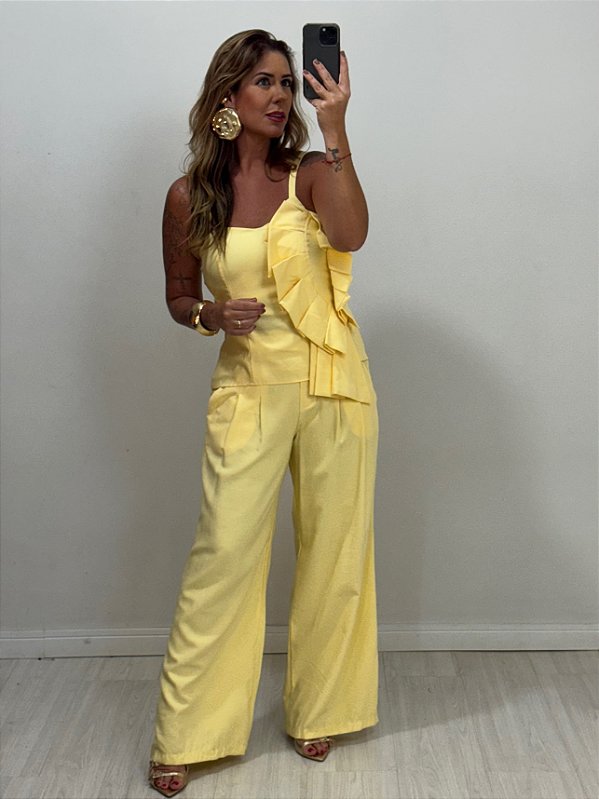 CONJUNTO ANITA AMARELO (AR25-2257)