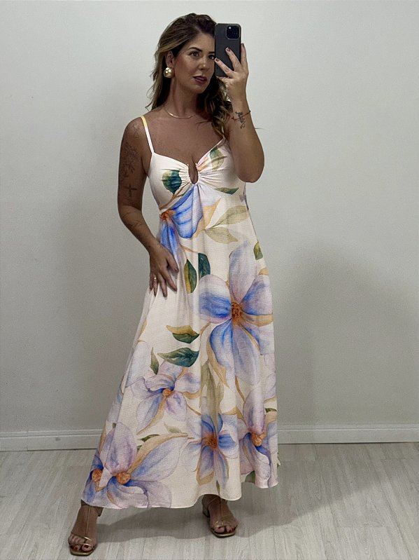 VESTIDO OLINDA OFF/LILAS (AR25-2470)