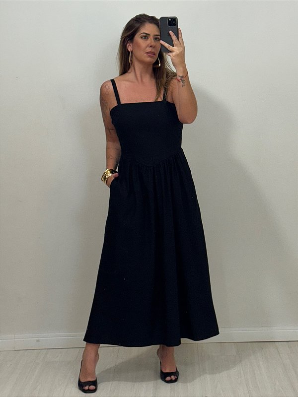 VESTIDO REBECA PRETO (AR25-2131)