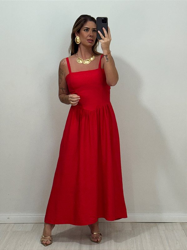 VESTIDO REBECA VERMELHO (AR25-2130)