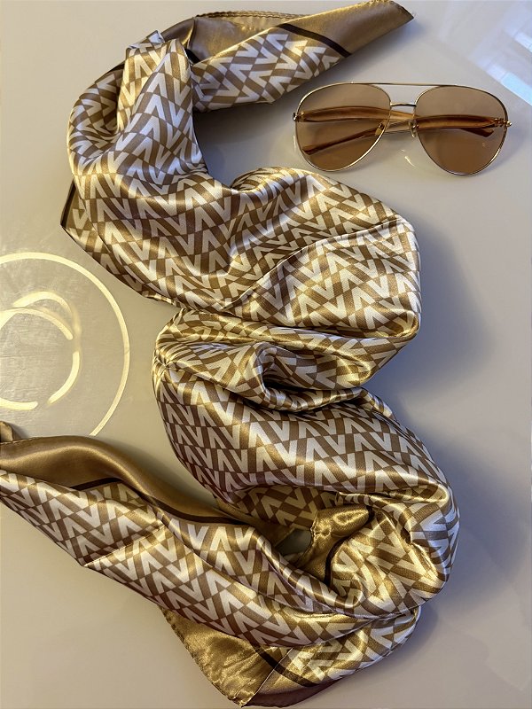 LENÇO CETIM V NUDE/OFF (AR26-228)