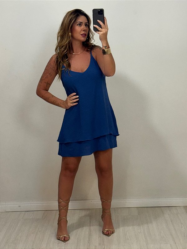VESTIDO SABRINA AZUL JEANS (AR26-317)