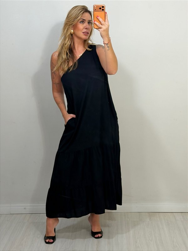 VESTIDO NULA MANGA ROBERTA PRETO (AR26-373)