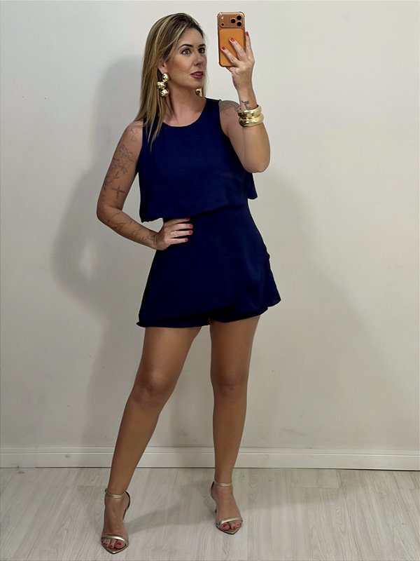 MACAQUINHO ISABEL AZUL MARINHO (AR26-305)