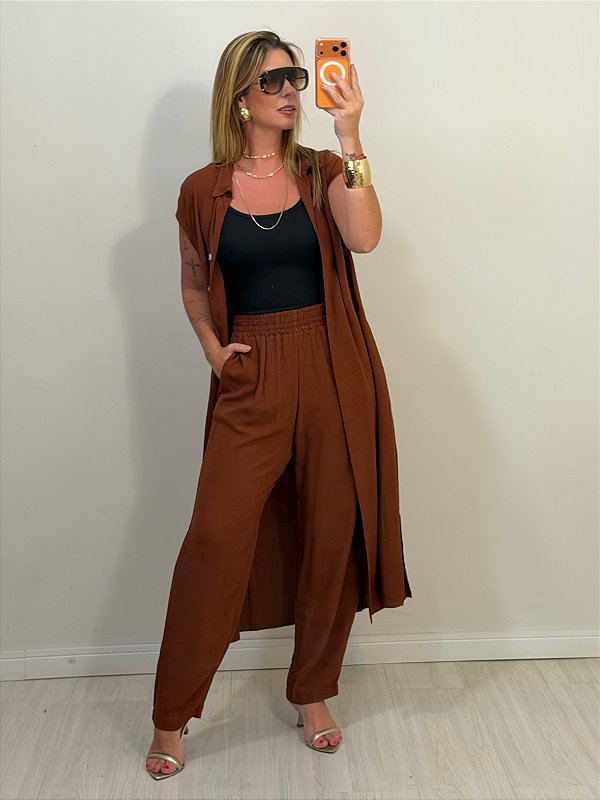 CONJUNTO MIRELA MARROM (AR26-263)