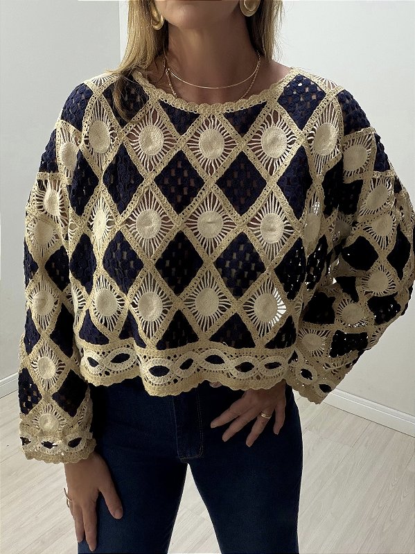 BLUSA BRUNA MARINHO/ NUDE (AR26-179)