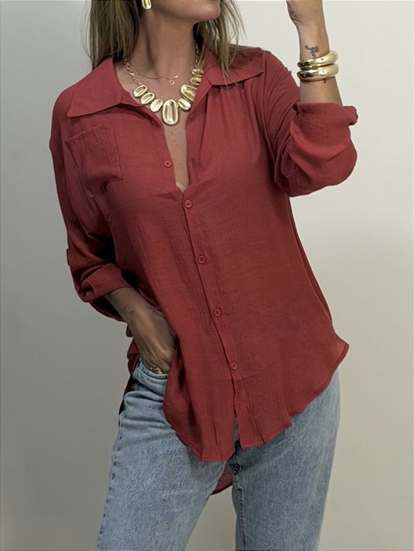 CAMISA SELENA VERMELHA (AR26-199)