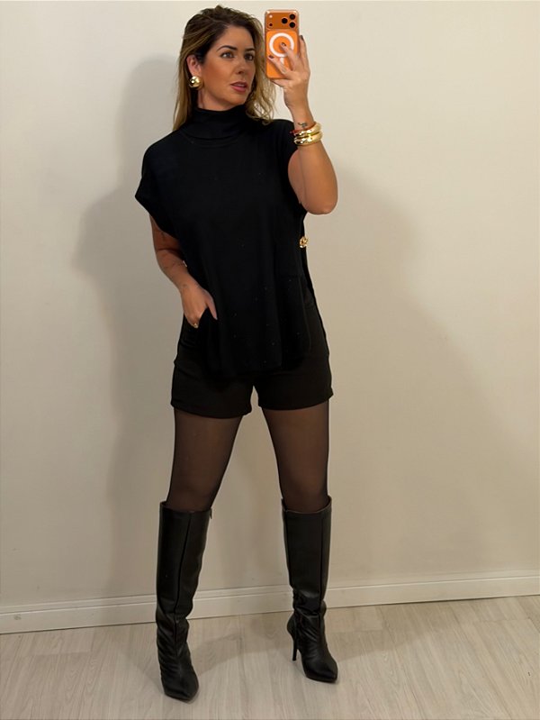 BLUSA TRICOT ANA PRETO (AR26-354)