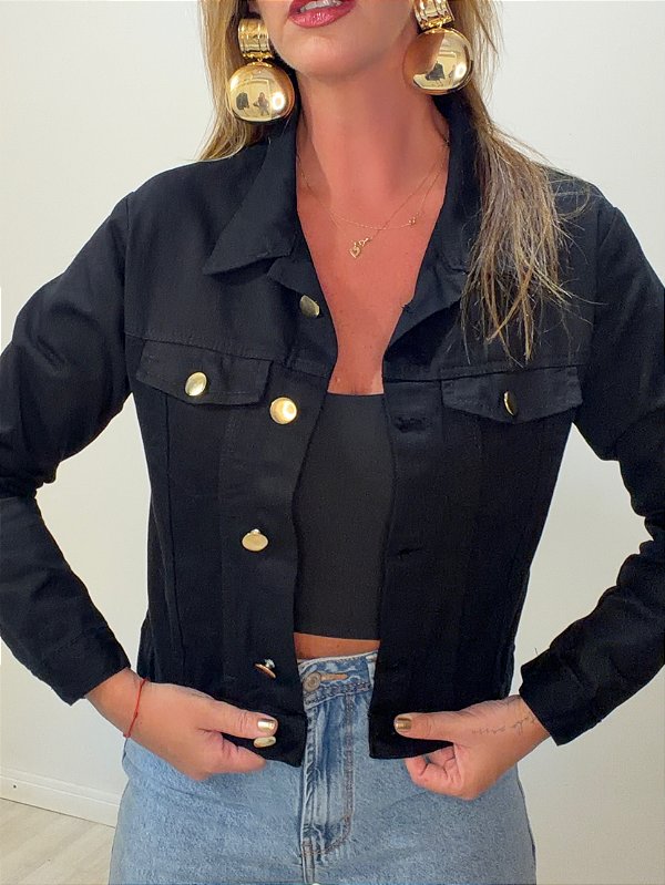 JAQUETA BRIM PRETA (AR26-478)