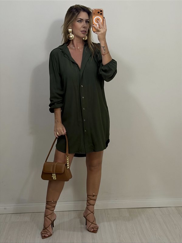 CHEMISE FIORELA VERDE MILITAR (AR26-444)