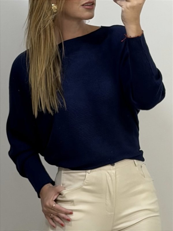 BLUSA MODAL AZUL MARINHO (AR26-598)