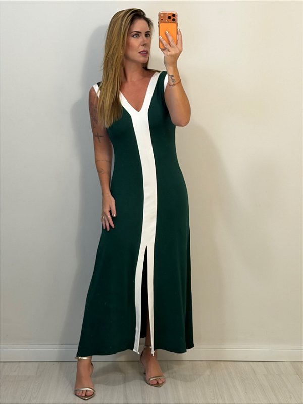 VESTIDO GABRIELA VERDE (AR26-668)