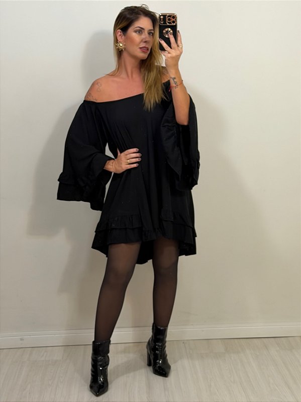 VESTIDO CAROLINA PRETO (AR26-756)