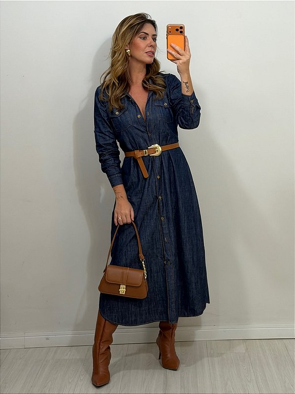 CHEMISE JEANS MANGA LONGA (AR26-917)