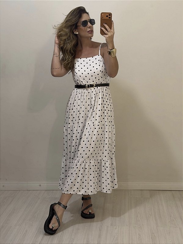 VESTIDO TAMARA POÁ BRANCO (AR26-1337)