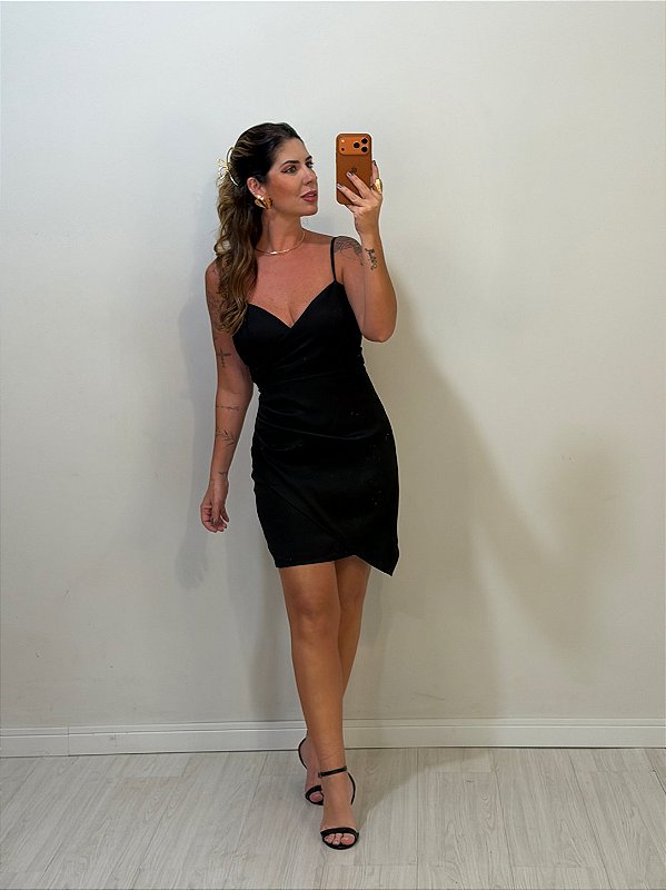 VESTIDO ANA JÚLIA PRETO (AR26-1323)