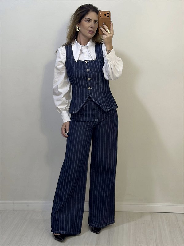 CALÇA JEANS RISCA DE GIZ (AR26-1338)