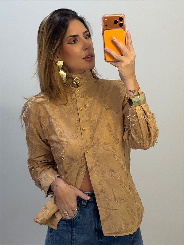 CAMISA EVELINE NUDE (AR26-1507)