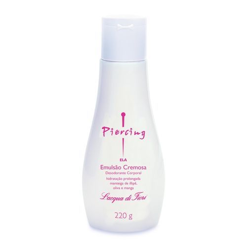 Emulsão hidratante Piercing  Ela  220G L'acqua di Fiori