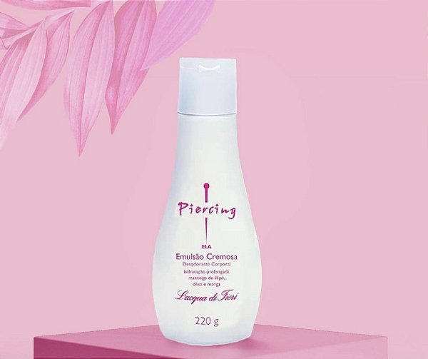 Emulsão hidratante Piercing Ela 245 g. L'acqua di Fiori