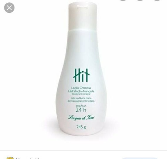 HIT Loção Cremosa Hidratação Avançada  245g