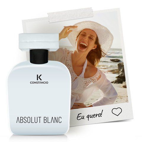 Absolut Blanc deo colônia desodorante 100ml Kconstâncio .