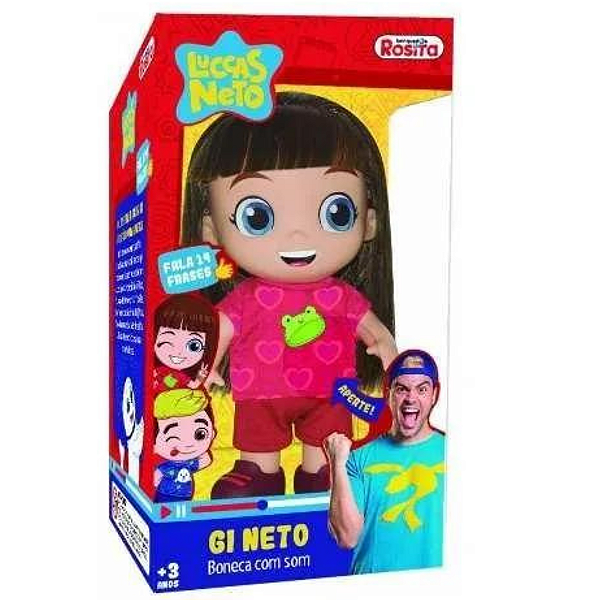 Boneca Gi Neto Aventureira Com 14 Frases Articulada Original