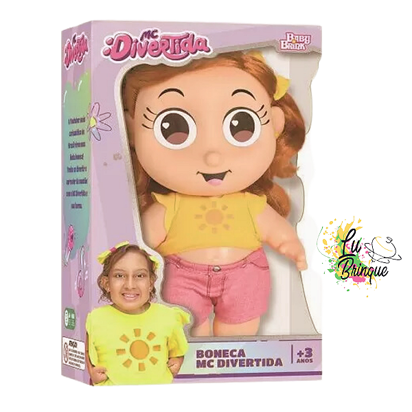 Boneca Articulada da Youtuber MC Divertida de 27cm baby brink