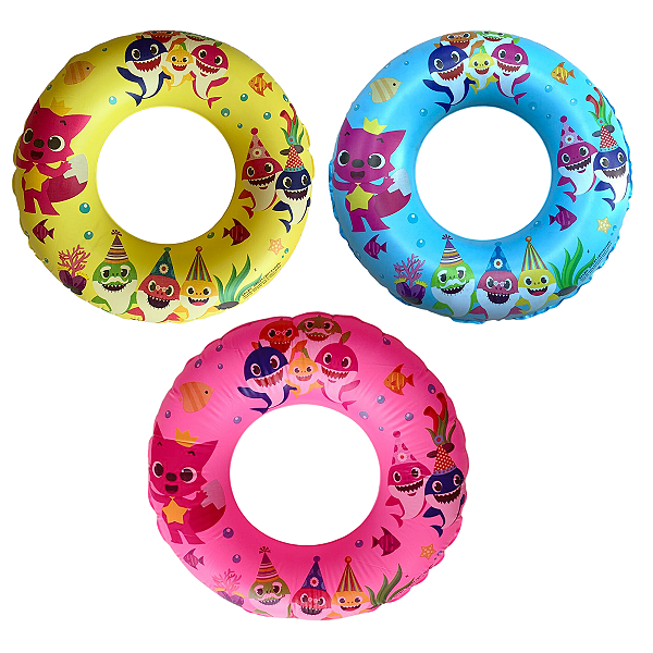 Boia Inflável Circular Piscina Praia - Tubarão 70cm