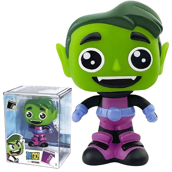 Boneco Mutano Fandom Box Teens Titans Go Colecionável Lider