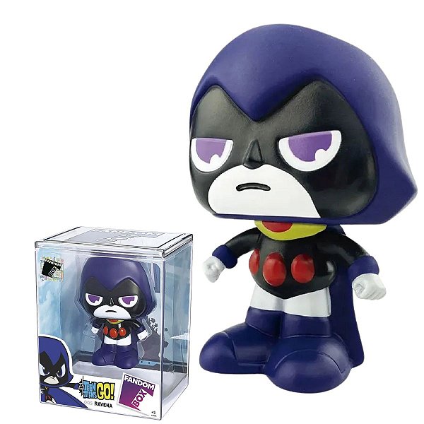 Boneca Ravena Fandom Box Teens Titans Go Colecionável Lider