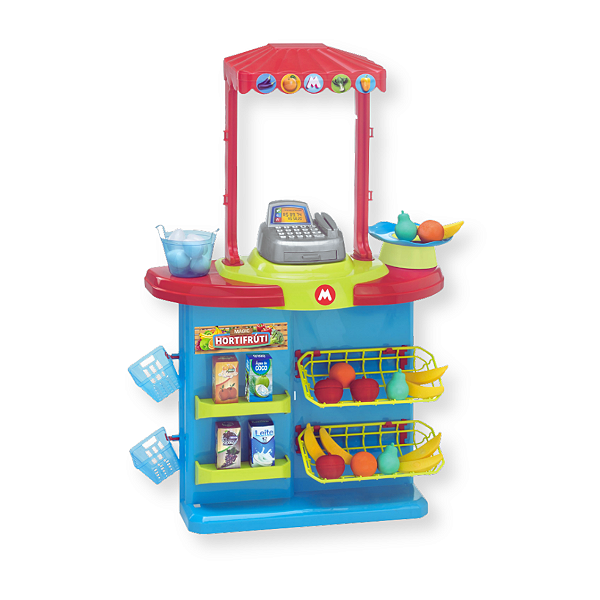 Brinquedo Hortifrúti Vendinha Com Acessórios Magic Toys