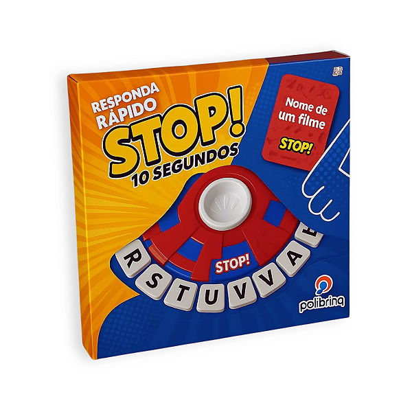 Jogo Stop 10 Segundos com Desafios e Timer Polibrinq