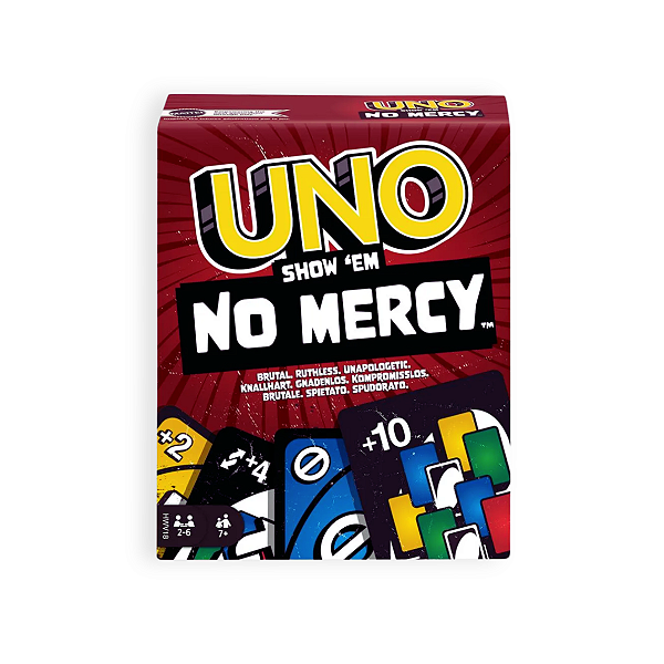 Jogo De Cartas Uno Show 'em No Mercy Mattel