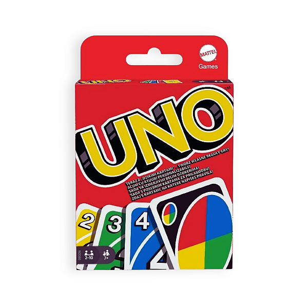 Jogo De Cartas Uno Clássico Mattel Original