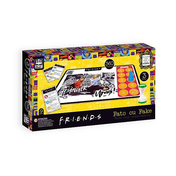 Jogo Fato ou Fake Série Friends 360 Perguntas