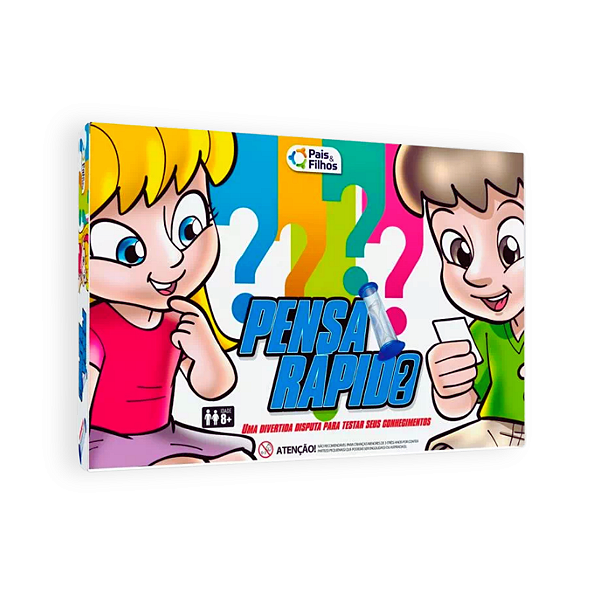 Jogo Pensa Rápido Teste de Conhecimentos Pais e Filhos