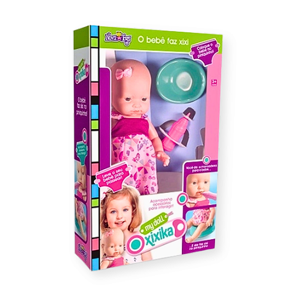 Boneca Xixika Baby Faz Xixi Nova Toys