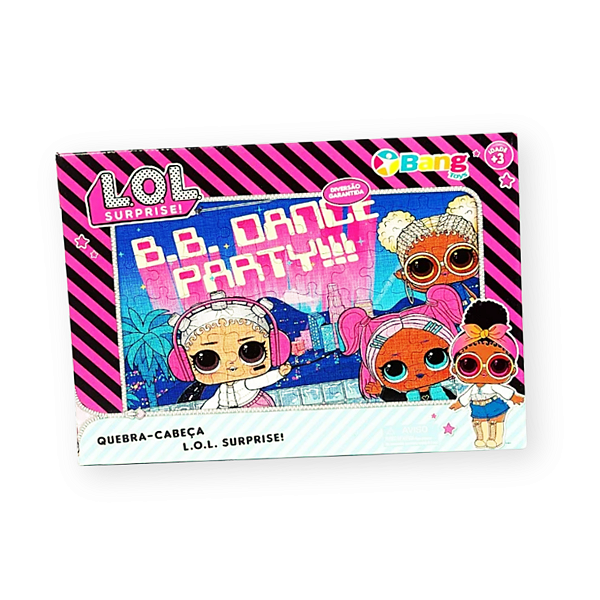 Quebra Cabeça LOL Surprise 60 Peças B.B. Dance Party EVA0,120