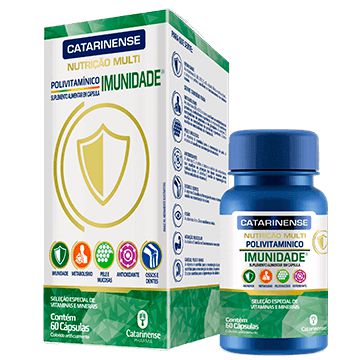 Multivitamínico Imunidade 60 Capsulas - Catarinense Pharma