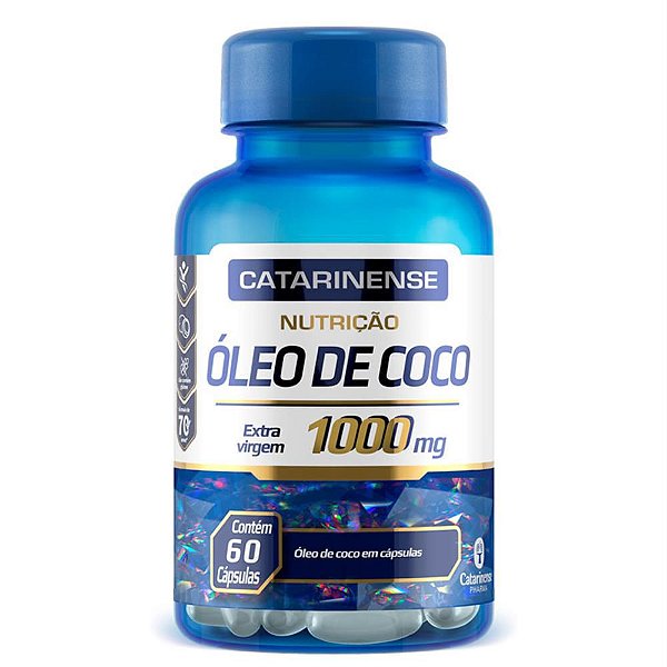 Óleo de Coco 1000mg 60 Capsulas - Catarinense Pharma