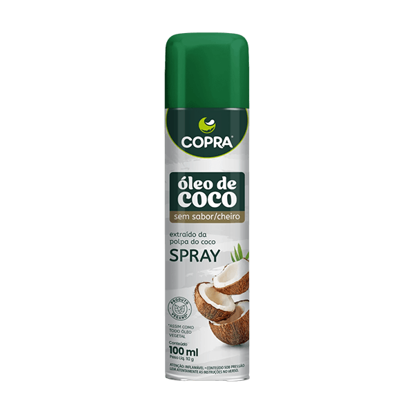 Óleo de Coco Sem Sabor Culinário Spray 100ml - Copra