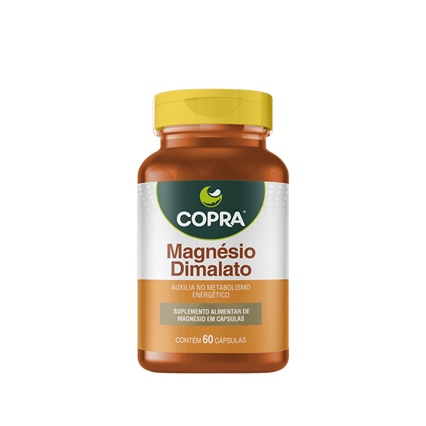 Magnésio Dimalato 800mg (60 cápsulas) - Copra