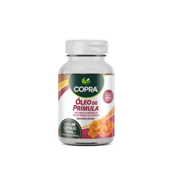 Óleo de Prímula 750mg (60 Cápsulas) Copra