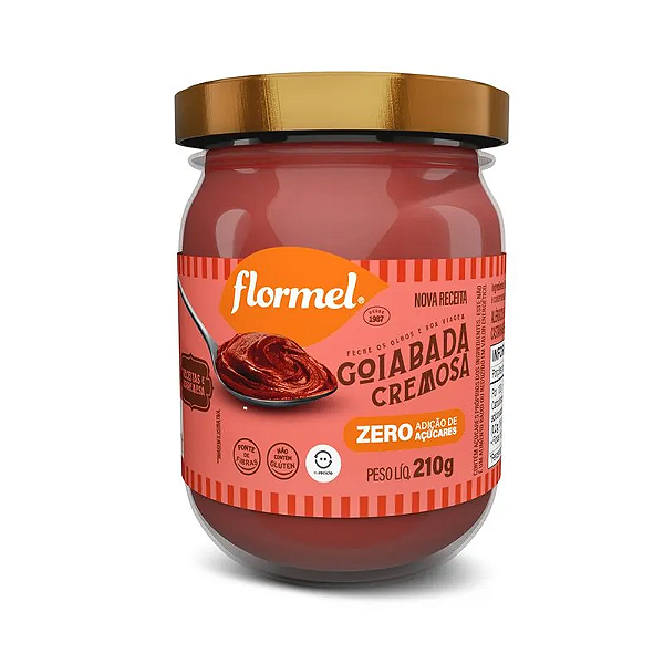Goiabada Cremosa Zero Açúcar (210g) Flormel