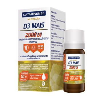 Vitamina D3 2.000 UI (10 ml) Catarinense Pharma