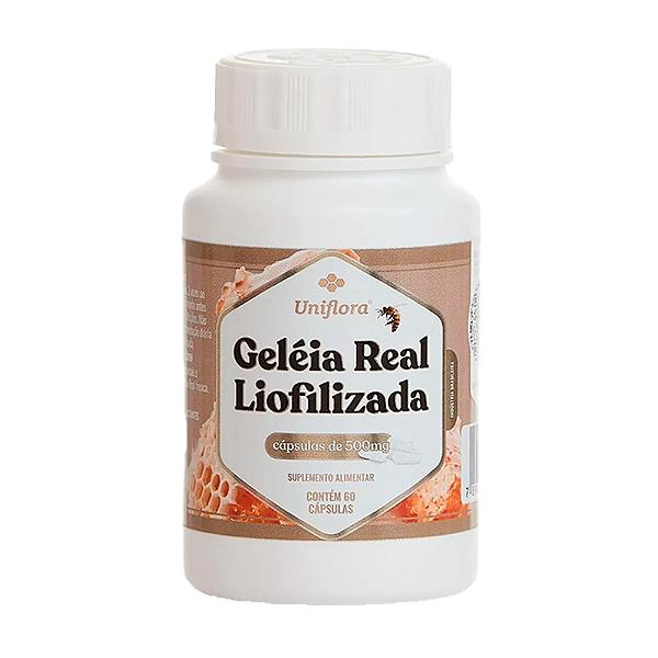 Geleia Real Liofilizada (60 cápsulas) - Uniflora