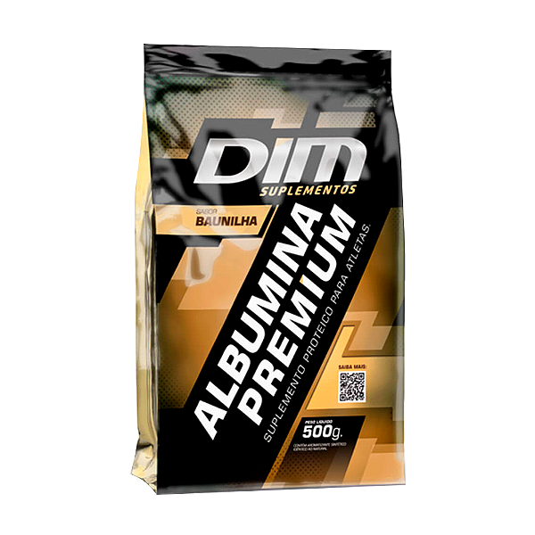 Albumina Premium - Baunilha (500g) Dim Suplementos